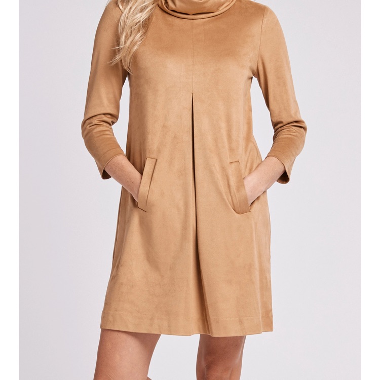 Tyler Boe Kim Faux Suede Dress